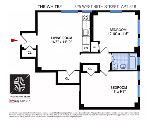 325 W 45th St #816, New York, NY 10036