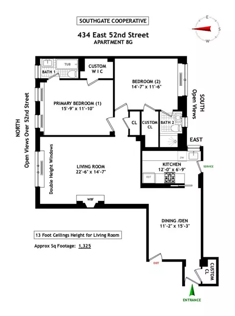 434 E 52nd St #8G, New York, NY 10022