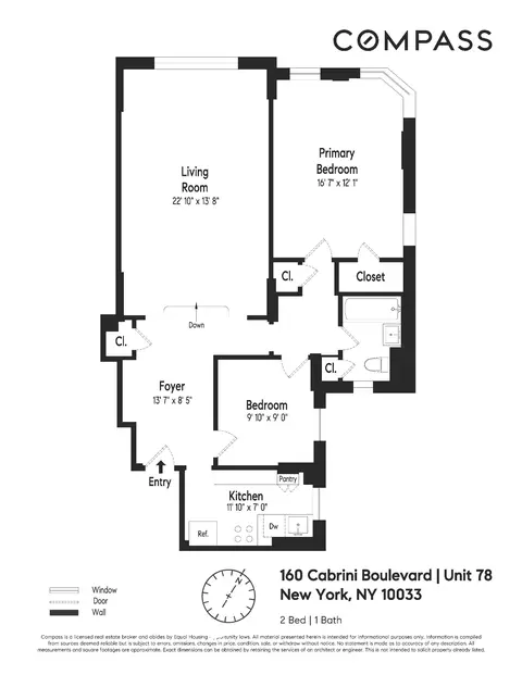 160 Cabrini Blvd #78, New York, NY 10033