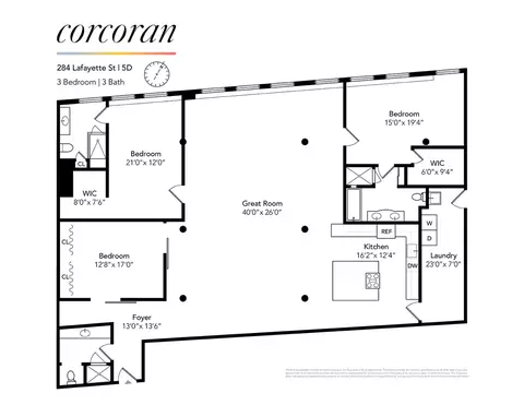 284 Lafayette St #5D, New York, NY 10012
