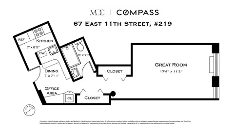67 E 11th St #219, New York, NY 10003