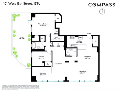 101 W 12th St #15TU, New York, NY 10011