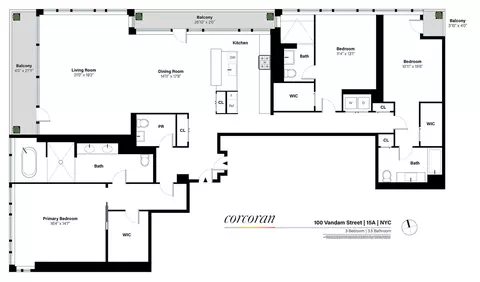 100 Vandam St #15A, New York, NY 10013