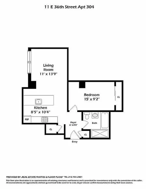 11 E 36th St #304, New York, NY 10016