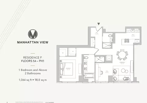 460 W 42nd St #PH3F, New York, NY 10036