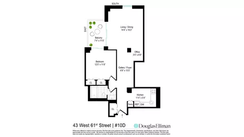 43 W 61st St #10D, New York, NY 10023