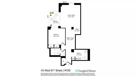 43 W 61st St #10D, New York, NY 10023