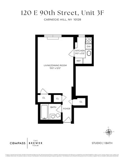 120 E 90th St #3F, New York, NY 10128