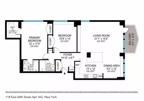 118 E 60th St #16G, New York, NY 10022