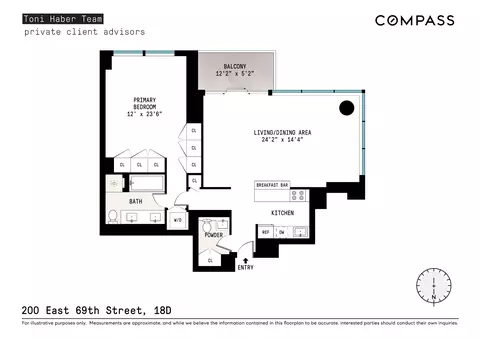 200 E 69th St #18D, New York, NY 10021