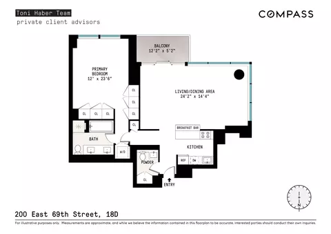 200 E 69th St #18D, New York, NY 10021