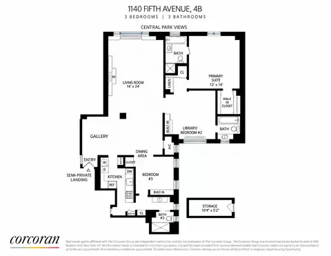 1140 5th Ave #4B, New York, NY 10128