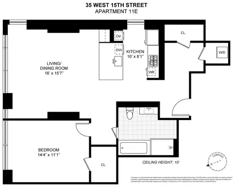 35 W 15th St #11E, New York, NY 10011