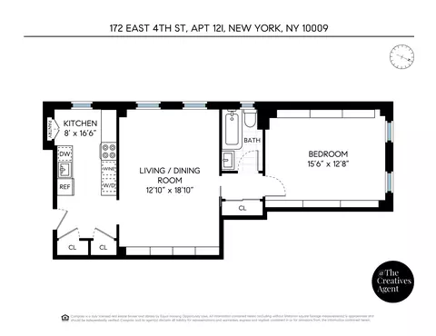 172 E 4th St #12I, New York, NY 10009