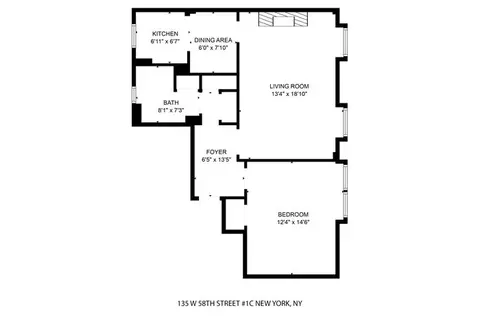 135 W 58th St #1-CC, New York, NY 10019