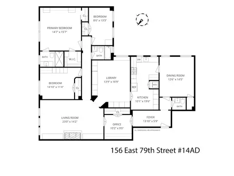156 E 79th St #14A/D, New York City, NY 10021
