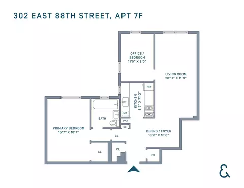 302 E 88th St #7-F, New York, NY 10128