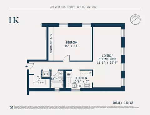 422 W 20th St #5G, New York, NY 10011