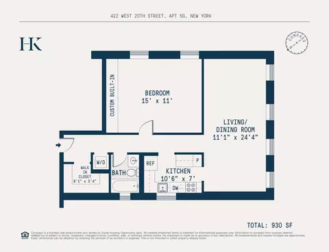 422 W 20th St #5G, New York, NY 10011