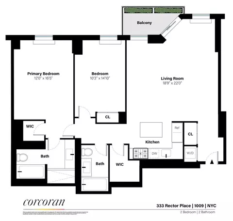 333 Rector Pl #1009, New York, NY 10280