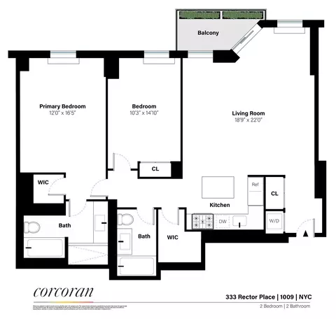 333 Rector Pl #1009, New York, NY 10280