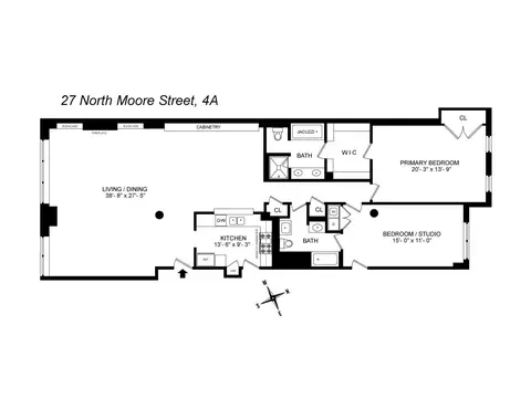 27 N Moore St #4A, New York, NY 10013