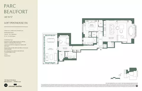 140 W 57th St #15A, New York, NY 10019