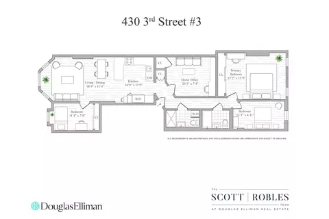 430 3rd St #3, Brooklyn, NY 11215