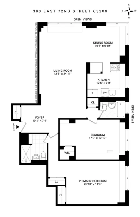 360 E 72nd St #C3200, New York, NY 10021