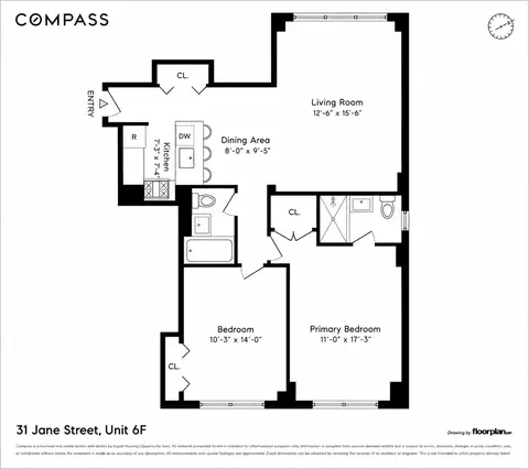 31 Jane St #6F, New York, NY 10014