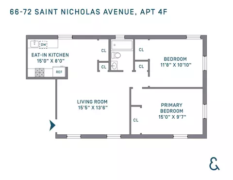 66-72 St Nicholas Ave #4F, New York, NY 10026