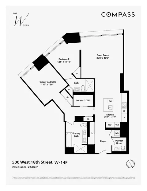 500 W 18th St #WEST 14F, New York, NY 10011