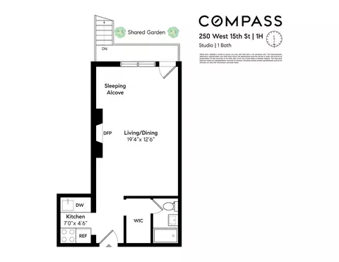250 W 15th St #1H, New York, NY 10011
