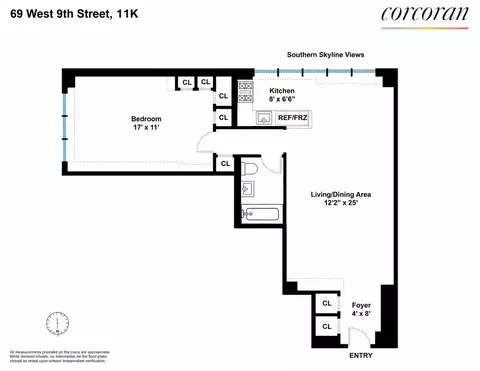 69 W 9th St #11K, New York, NY 10011