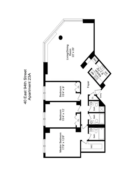 40 E 94th St #23A, New York, NY 10128