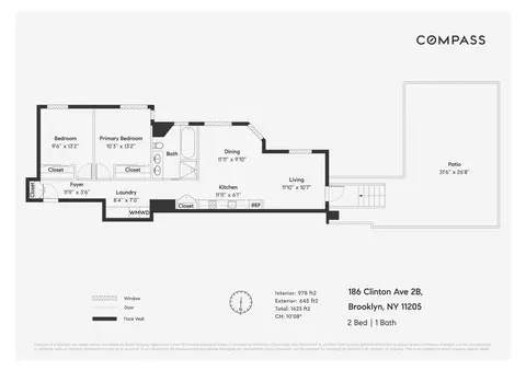 186 Clinton Ave #2B, Brooklyn, NY 11205