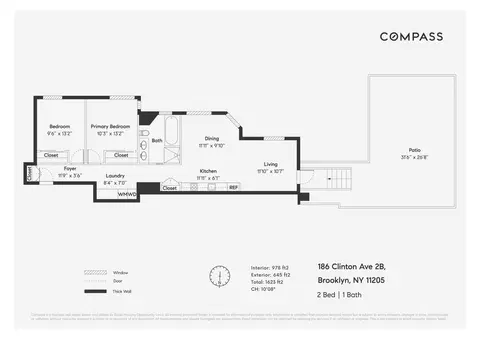 186 Clinton Ave #2B, Brooklyn, NY 11205