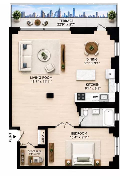 570 Grand St #J1901, New York, NY 10002