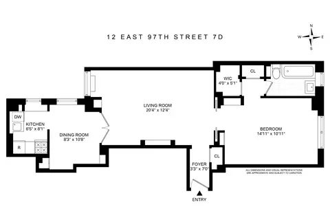12 E 97th St #7D, New York City, NY 10128