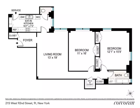 215 W 92nd St #9I, New York, NY 10025