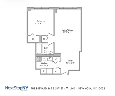 245 E 54th St #10A, New York, NY 10022