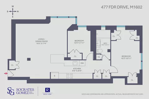 477 Fdr Dr #M-1602, New York, NY 10002
