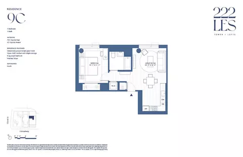 222 E Broadway #4C, New York, NY 10002