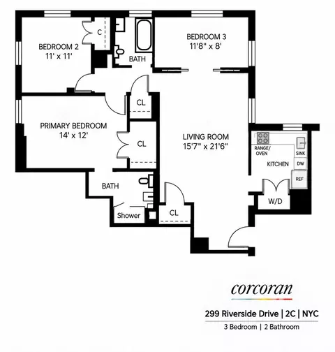 299 Riverside Dr #2C, New York, NY 10025