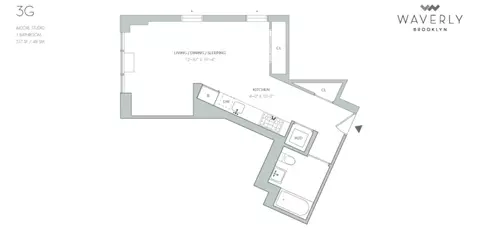 500 Waverly Ave #3G, Brooklyn, NY 11238