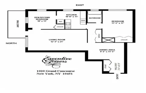 1020 Grand Concourse #10V, New York City, NY 10451