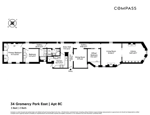 34 Gramercy Park E #8C, New York, NY 10003
