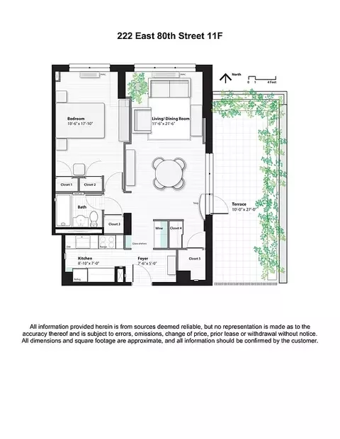 222 E 80th St #11F, New York, NY 10075