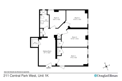 211 Central Park W #1K, New York, NY 10024