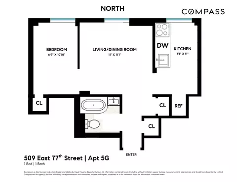 509 E 77th St #5G, New York, NY 10075